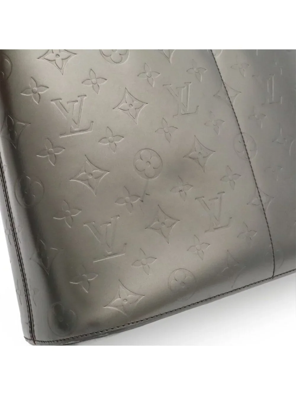 Louis Vuitton Monogram Matte Sutter Shoulder Bag Leather Noir
